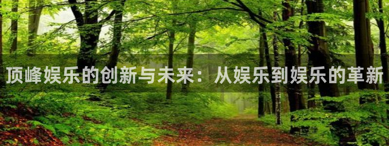 壹号娱乐app下载地址：顶峰娱乐的创新与未来：从娱乐到娱乐的革新