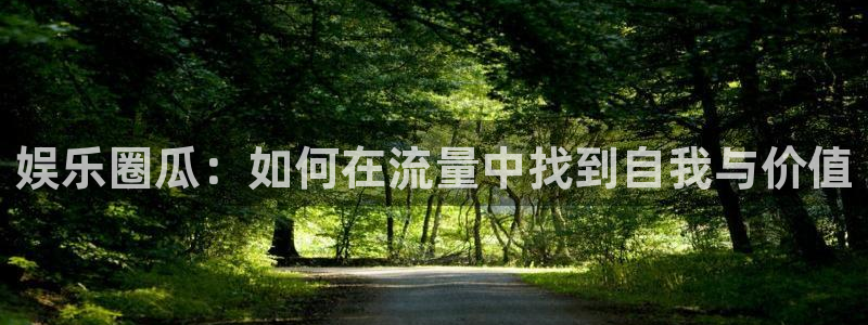 壹号官网app下载安装：娱乐圈瓜：如何在流量中找到自我与价值